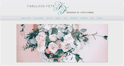 Desktop Screenshot of fabulousfete.com